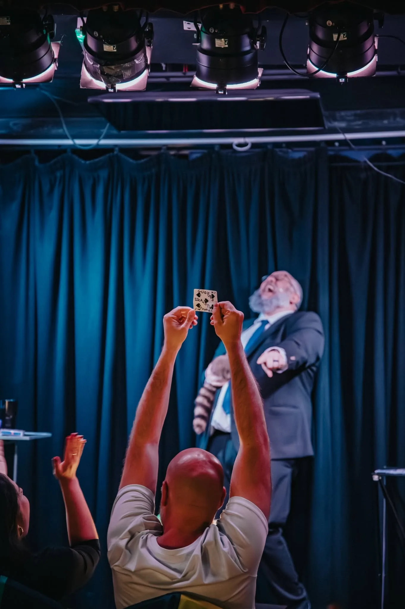Family audience magic moment